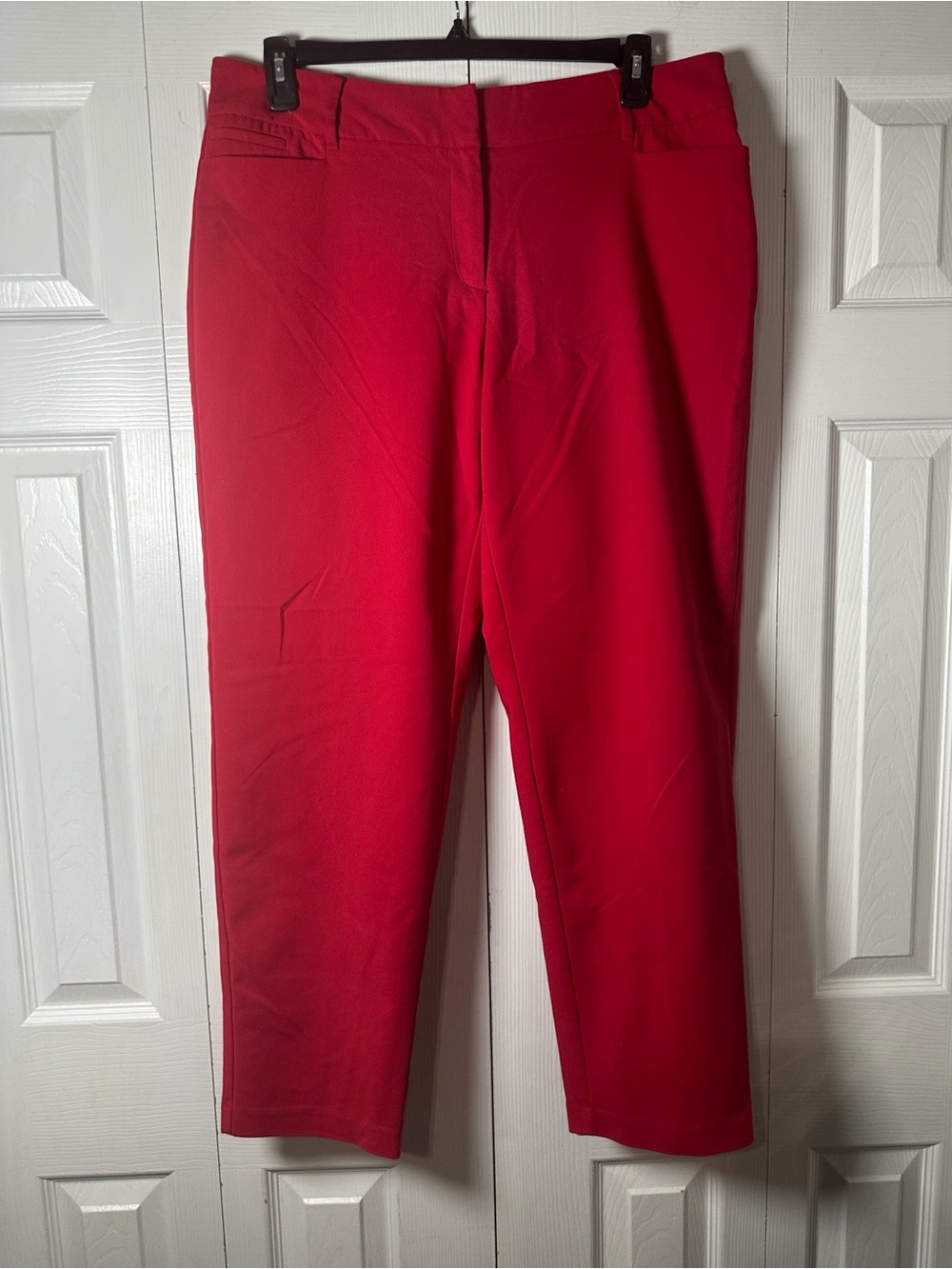 Ashley Stewart Red Stretch Dress Pants, size 16